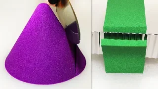 Very Satisfying and Relaxing Compilation 153 Kinetic Sand ASMR