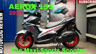 YAMAHA AEROX 155 CC OBDII FULL BENGALI REVIEW The Maxi-Sports Scooter (KRISHNAGAR)