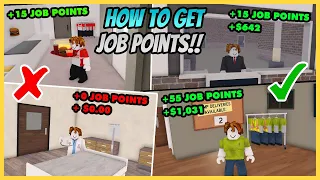 How To Get JOB POINTS | How Use Job Points ERLC | Roblox Roleplay