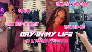 D☆Y IN MY LIFE |Teenage YouTuber| hair, shopping, lashes, school etc.. || Ra’Mariah Alexia