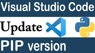 How to Update pip version from Visual Studio Code?