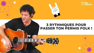 Les 3 rythmiques Folk indispensables sur guitare acoustique