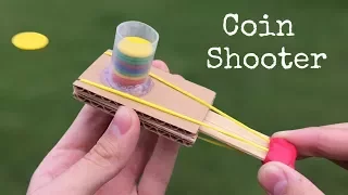 How to Make a Coin Gun Using Cardboard and Popsicle Sticks