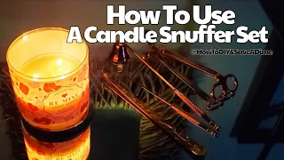 How To Use A Candle Snuffer Set