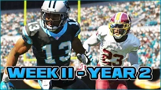 Madden 15 Panthers Connected Franchise - Week 11 vs Redskins (Season 2)