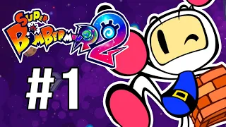 SUPER BOMBERMAN R2 #1 - GAMEPLAY DO INÍCIO [PORTUGUÊS]