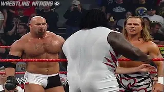 Goldberg and Shawn Michaels vs Randy Orton Mark Henry and Ric Flair