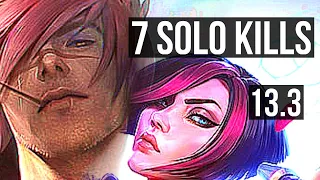 SETT vs FIORA (TOP) | 7 solo kills, 10/2/6, Legendary, 300+ games | EUW Master | 13.3