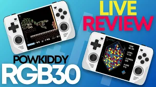PowKiddy RGB30 Dual Review (ArkOS & JELOS Tested!)