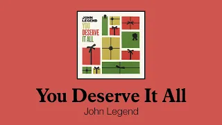 올해 크리스마스 캐롤은 이 노래!🎅 | 존 레전드(John Legend) - You Deserve It All (가사/한글/해석)