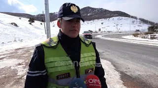 Ora News në aksin Elbasan-Qafë Thanë, 24 orë monitorim nga policia për shkak të ngricave