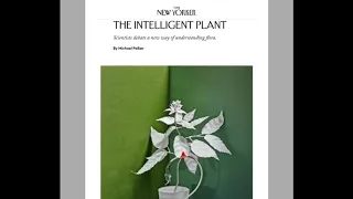 AUDIOARTICLE Michael Pollan's The New Yorker Article, The Intelligent Plant