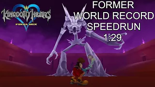 KH FM [Proud Mode] Ice Titan Speedrun 1:29 [FORMER WORLD RECORD]