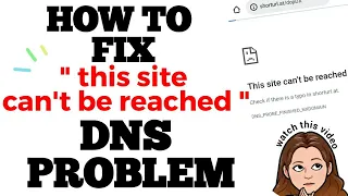 FIX THIS SITE CAN'T BE REACHED | DNS PROBLEM | ANDROID PHONE |
