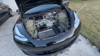 How to open a stuck Tesla Frunk when it does not pop up at all!
