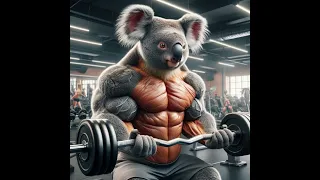 MY KOALA TAKING FITNESS TO THE EXTREME! #fitness #fyp #pets #motivation