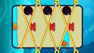 Fish Love game pull the pin fish rescue mobile game Android iOS gameplay