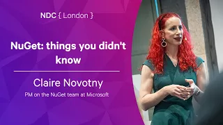 PM on the NuGet team at Microsoft - Claire Novotny - NDC London 2022