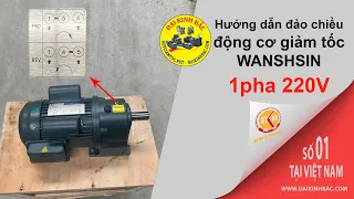 HƯỚNG DẪN ĐẤU TỤ ĐỘNG CƠ/MOTOR 3PHA THÀNH 1 PHA 220V