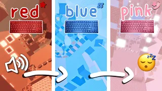 (asmr roblox 🌙) I SWITCH KEYBOARDS EVERY COLOR..