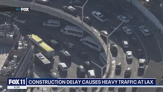 Traffic nightmare at LAX on St. Patrick's Day caused by construction