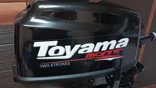 Лодочный мотор Toyama 9.8 распаковка, покупка на авито!