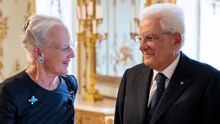 Danimarca, il Presidente Mattarella incontra la Regina Margherita II