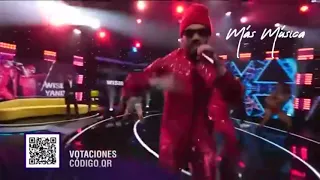 Wisin & Yandel cantando “Rakata" en yo me llamo (Ecuador).Gala:57