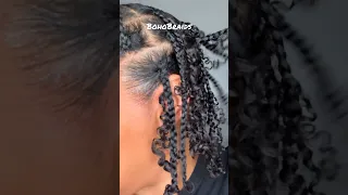 Watch me do Boho Braids on my Short Natural Hair #naturalhairtutorial #shortnaturalhairstyles