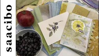 How to Use Blueberry and Pomegranate to Make Paper Dye and Liquid Watercolors