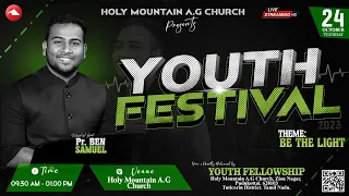 🔴 LIVE | YOUTH FESTIVAL | HMAG | 24.10.2023 | Pr. Ben Samuel