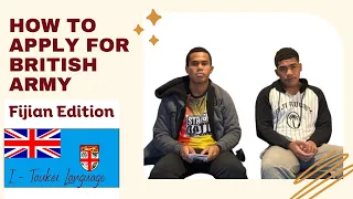 How to Apply for the British Army from Fiji |Commonwealth Applicant | I - Taukei Language