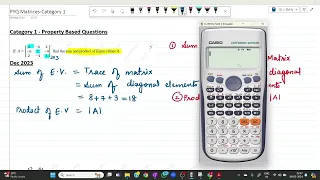 PYQ Matrices Category 1