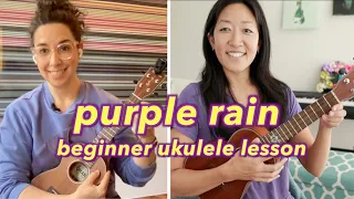 Purple Rain Ukulele Lesson // Cynthia Lin teaches chef Carla Lalli Music