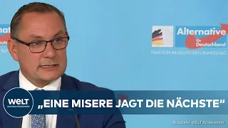 TINO CHRUPALLA: ENERGIE-KRISE! AfD-Chef für Ende der Energiesteuern und Reparatur von Nord Stream