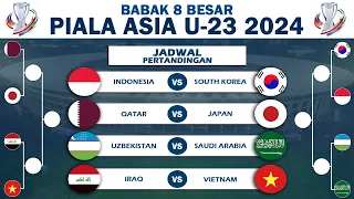 Jadwal Perempat Final Piala Asia U23 2024 - Indonesia vs Korea Selatan Live