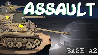 Attack on the Base A2 - Cartoons about tanks