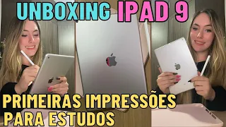 UNBOXING IPAD 9 COM DESCONTO PARA ESTUDANTES NO SITE DA APPLE + acessórios do shoppee VALEU A PENA?