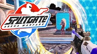 Halo Meets Portal! Splitgate First Look! (Splitgate Arena Warfare Gameplay)