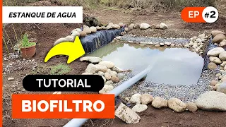 CÓMO HACER UN BIOFILTRO CASERO 💧🌱 Estanque para Tratamiento de Aguas Grises ♻️ (paso a paso) ep#2