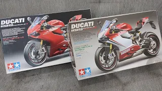 DUCATI PANIGALE 1199S/ TRICOLORE EDITION 1/12 Tamiya Unboxing