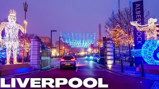 LIVERPOOL Night Walk - Albert Dock - Full Tour