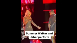 Summer Walker and Usher sound so good together at Lovers And Friends Fest 2023 🎶#summerwalker#usher