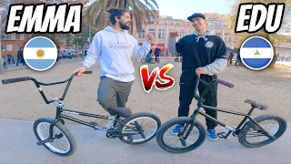 Edu Rodriguez vs Emma Silva ⚔️ BMX GAME OF BIKE