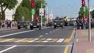 Парад военной техники в Бресте