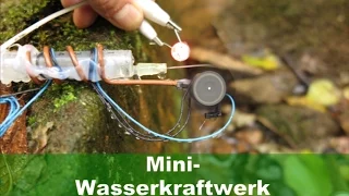 Mini-Wasserkraftwerk aus PC-Lüfter