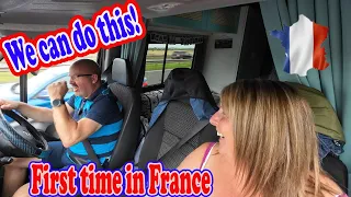 FRANCE, Dover to Calais in our Mercedes Sprinter, campervan.