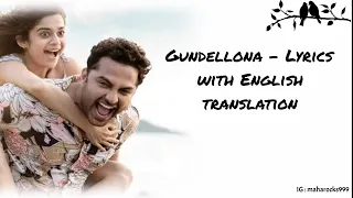 Gundellona - Lyrics with English translation||Vishawak Sen||Anirudh||Ori Devuda||