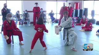 Monument 6-year-old earns black belt in Taekwondo