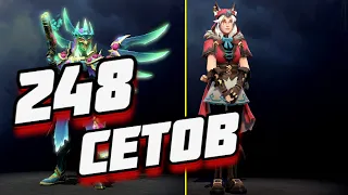 🍻240 СЕТОВ COLLETCORS CACHE, НАБОРОВ / ГОЛОСОВАНИЕ ● DOTA 2 CROWNFALL